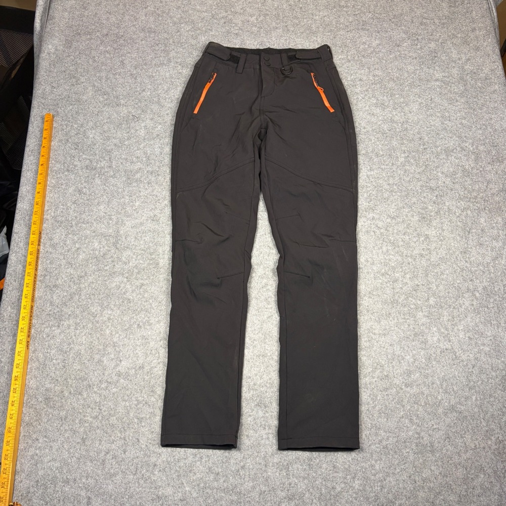 Free Soldier Tactical Pants Black Fleece Lined Softshell Hiking Mens 28x30